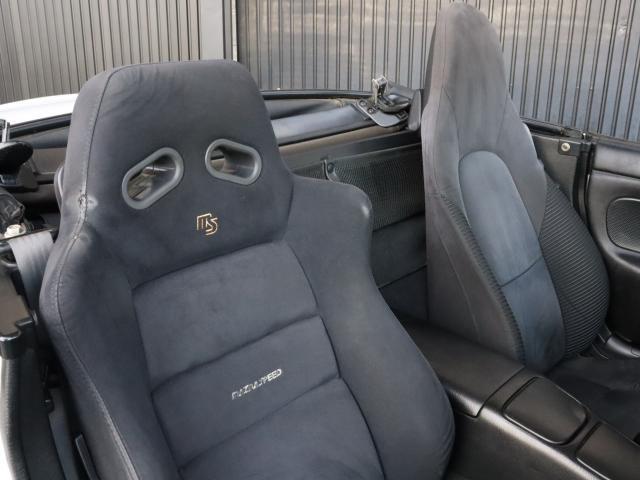 ロードスター SP MAZDASPEEDセミバケ 純正ENKEI製15アルミ 社外マフラー BOSEサウンド(4枚目)