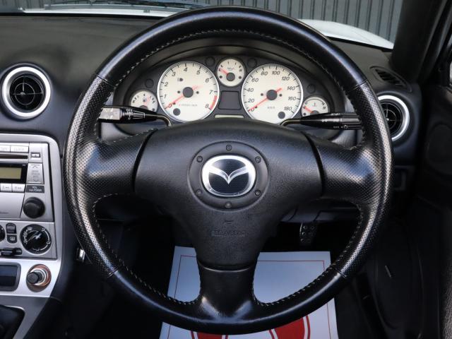 ロードスター SP MAZDASPEEDセミバケ 純正ENKEI製15アルミ 社外マフラー BOSEサウンド(12枚目)