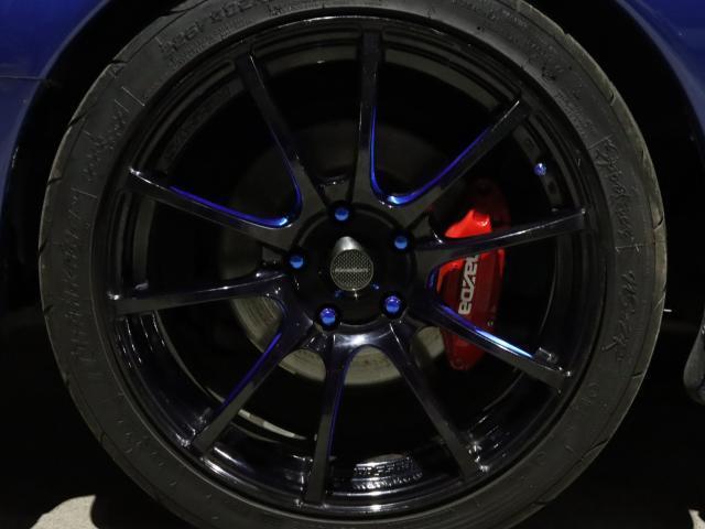 RX-7 タイプR バサーストR 6型 TEIN車高調 MAZDASPEEDリアウィング カーボンボンネット ウエッツスポーツ18アルミ RE雨宮スリークヘットライト 圧縮測定済(10枚目)
