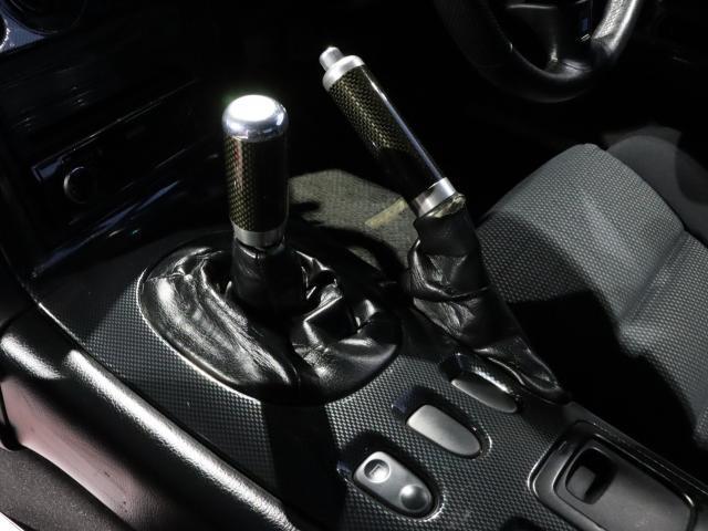 RX-7 タイプR バサーストR 6型 TEIN車高調 MAZDASPEEDリアウィング カーボンボンネット ウエッツスポーツ18アルミ RE雨宮スリークヘットライト 圧縮測定済(14枚目)