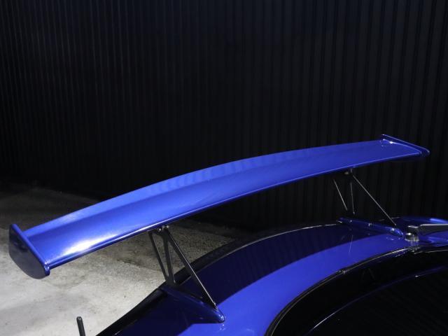 RX-7 タイプR バサーストR 6型 TEIN車高調 MAZDASPEEDリアウィング カーボンボンネット ウエッツスポーツ18アルミ RE雨宮スリークヘットライト 圧縮測定済(16枚目)