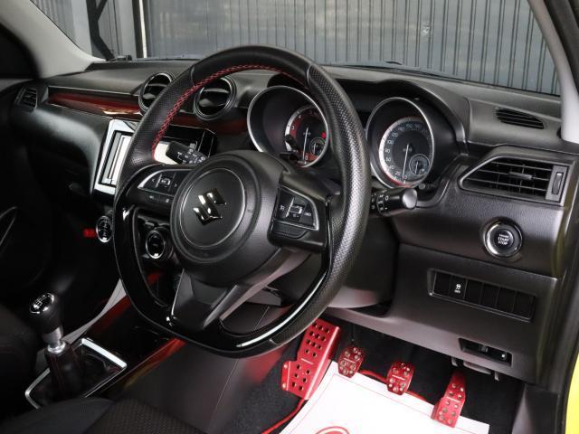 スイフトスポーツ ベースグレード ENKEI17AW モンスターマフラー モンスターECU カロッツェリアナビTV バックカメラ(3枚目)