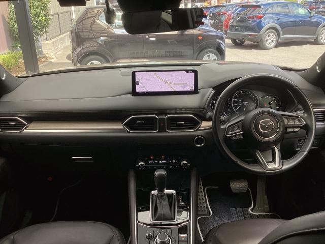 ＣＸ－５ ２．２　ＸＤ　Ｅｘｃｌｕｓｉｖｅ　Ｍｏｄｅ　４ＷＤ　１０．２５インチセンターディスプレイ　衝突被害軽減ブレーキ　ＡＴ誤発進抑制制御　レーンキープアシスト　車線逸脱警報　ブラインドスポットモニタリング　カープレイ対応　１オーナー車　地デジ　レーンキープ（2枚目）