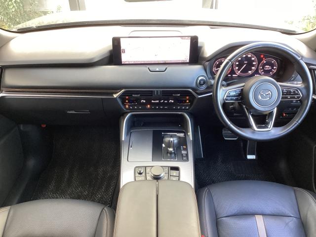 ＣＸ－６０ ３．３　ＸＤ　ＨＹＢＲＩＤ　Ｅｘｃｌｕｓｉｖｅ　Ｓｐｏｒｔｓ　Ｄｒｉｖｅｒ　Ｐｅｒｓｏｎａｌｉｚａｔｉｏｎ　Ｓｙｓｔｅｍ　Ｐａｃｋａｇｅ　レーンアシスト　ワンオーナ　ＭＲＣＣ　ドラレコ　エアシート　本革シート　スマートキー　横滑り防止装置　Ｂｌｕｅｔｏｏｔｈ（3枚目）