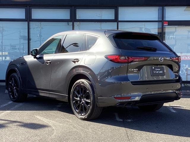 ＣＸ－６０ ３．３　ＸＤ　ＨＹＢＲＩＤ　Ｅｘｃｌｕｓｉｖｅ　Ｓｐｏｒｔｓ　Ｄｒｉｖｅｒ　Ｐｅｒｓｏｎａｌｉｚａｔｉｏｎ　Ｓｙｓｔｅｍ　Ｐａｃｋａｇｅ　レーンアシスト　ワンオーナ　ＭＲＣＣ　ドラレコ　エアシート　本革シート　スマートキー　横滑り防止装置　Ｂｌｕｅｔｏｏｔｈ（37枚目）