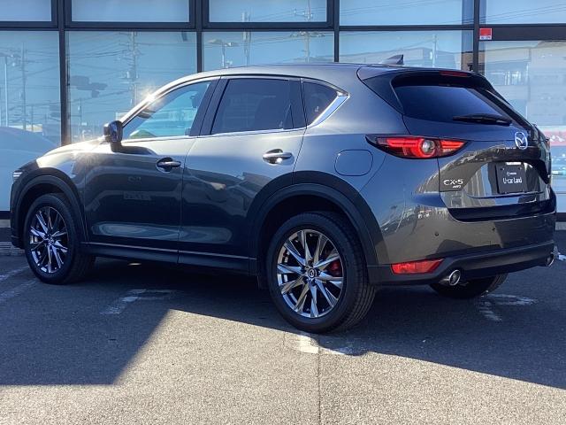ＣＸ－５ ２．２　ＸＤ　Ｅｘｃｌｕｓｉｖｅ　Ｍｏｄｅ　ＤＥ－Ｔ　４ＷＤ　１０．２５インチセンターディスプレイ　衝突被害軽減ブレーキ　ＡＴ誤発進抑制制御　レーンキープアシスト　車線逸脱警報　ブラインドスポットモニタリング　カープレイ対応　１オーナー車　地デジ　レーンキープ（37枚目）