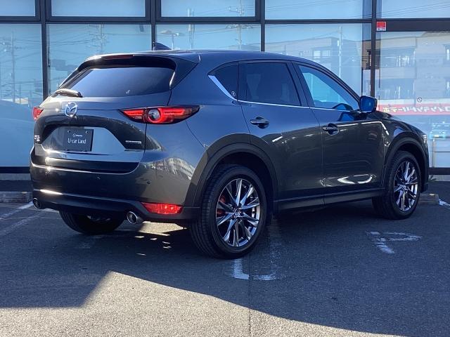 ＣＸ－５ ２．２　ＸＤ　Ｅｘｃｌｕｓｉｖｅ　Ｍｏｄｅ　ＤＥ－Ｔ　４ＷＤ　１０．２５インチセンターディスプレイ　衝突被害軽減ブレーキ　ＡＴ誤発進抑制制御　レーンキープアシスト　車線逸脱警報　ブラインドスポットモニタリング　カープレイ対応　１オーナー車　地デジ　レーンキープ（38枚目）