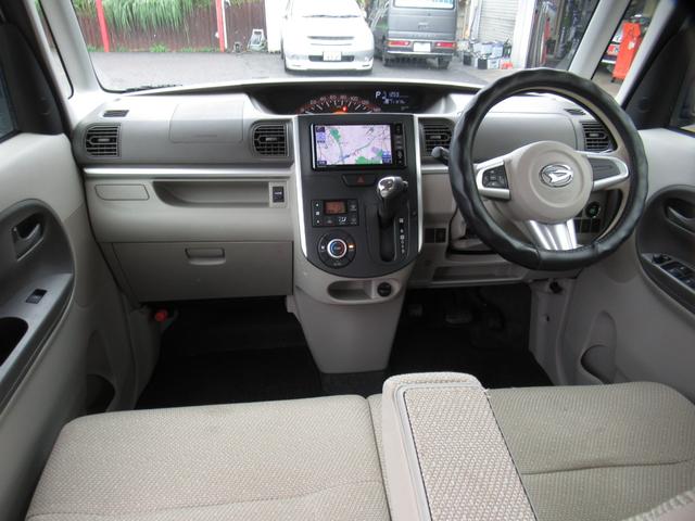 タント Ｘ　スマートセレクションＳＮ　ピラーレスパノラマオープン電動スライドドア　スマートキー　パナソニックメモリーナビＴＶ　ブルートゥース対応　バックカメラ　ステアリングリモコン対応　オートライト　タイミングチェーン（6枚目）