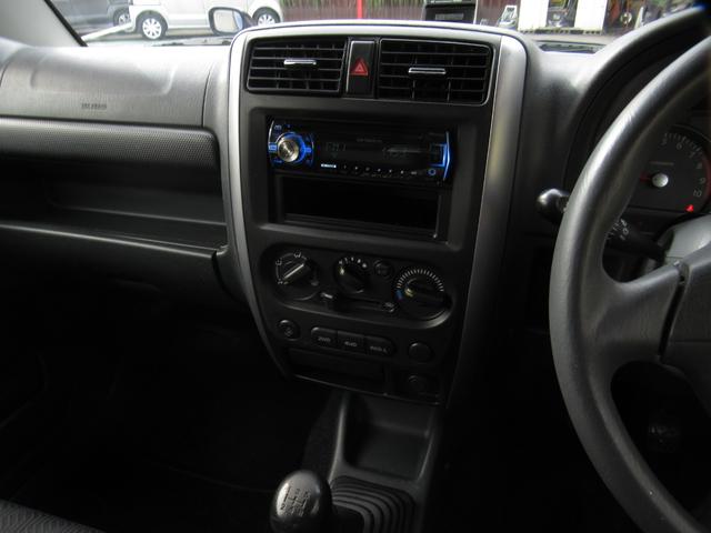 ジムニー XC 9型 5速MT モンスターサスショック ステンレスエアインテークパイプ ETC パイオニアCD/USBデッキ キーレス 電格ミラー 純正フォグランプ 純正16インチAW タイミングチェーン(22枚目)