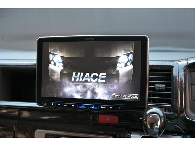 ハイエースワゴン ＧＬ　３ナンバー／１０人乗り／ＲＡＹＳ　チームデイトナ　ＦＤＸ１７インチ／ＡＬＰＩＮＥ　ＢＩＧＸナビ／フリップダウンモニター／電動スライドドア／ＥＴＣ／ＬＥＤヘッドライト（78枚目）