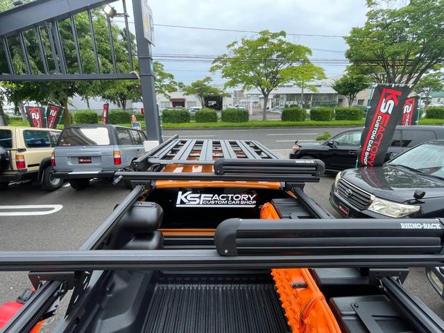 トライトン ＧＳＲ　カスタムカー／有料色／ＲＨＩＮＯ－ＲＡＣＫルーフラック・サイドオーニング／ＢＦグッドリッチ／トライスターＭＫＷ１７ＡＷ／ＪＡＯＳサイドステップ／オートフラッグスフロントバンパー／ＩＰＦライトバー（73枚目）