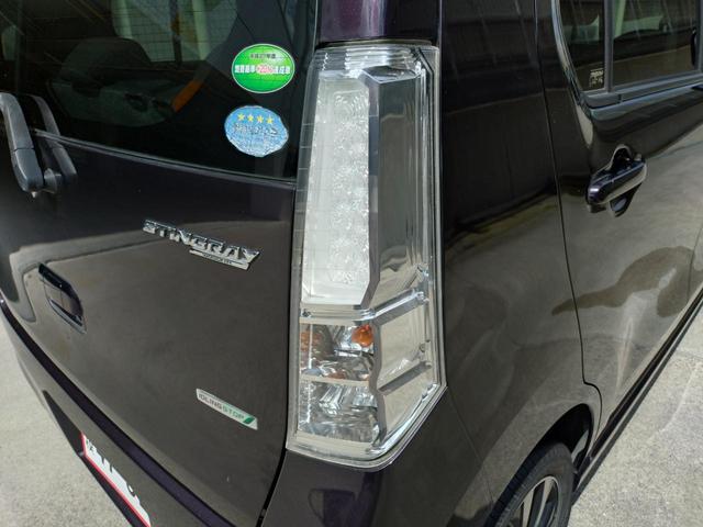 ワゴンＲスティングレー Ｔ　ＥＴＣ　ナビ　ＴＶ　オートライト　ＨＩＤ　プシュスタート　スマートキー　アイドリングストップ　電動格納ミラー　ベンチシート　ＣＶＴ　盗難防止システム　ＡＢＳ　ＣＤ　ＵＳＢ　ミュージックプレイヤー接続可（32枚目）