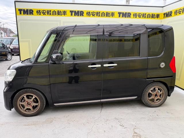 タント L 社外アルミホイール スタッドレスタイヤ ローダウン 両側スライドドア フルフラットシート CD AM FM エアバック 助手席エアバック 運転席エアバック パワーステアリング パワーウィンドウ(13枚目)