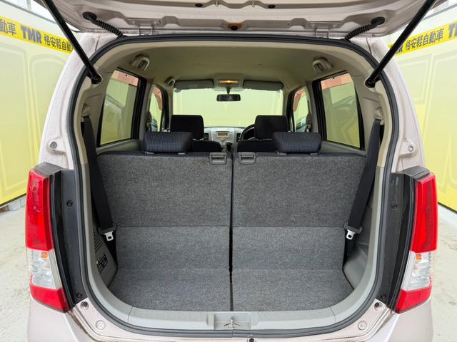 ワゴンＲ ＦＸ　検Ｒ９／５　フルフラットシート　ベンチシート　運転席エアバック　助手席エアバック　キーレス　盗難防止装置　パワーステアリング　パワーウィンドウ　エアコン　オーディオ（11枚目）