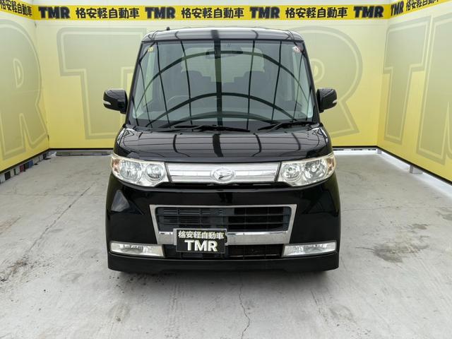 タント カスタムＸ　片側スライドドア　ドライブレコーダー　純正アルミホイール　スマートキー　ナビ　ＥＴＣ　エアコン　フルフラットシート　ベンチシート　テレビ　ＣＤ　ラジオ　運転席エアバッグ　助手席エアバック　盗難防止装置（3枚目）