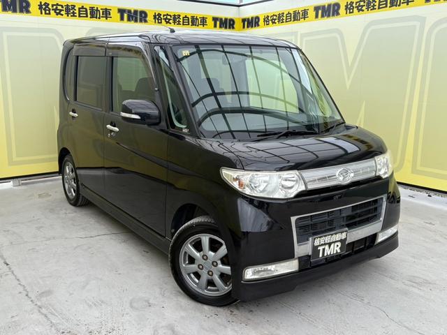 タント カスタムＸ　片側スライドドア　ドライブレコーダー　純正アルミホイール　スマートキー　ナビ　ＥＴＣ　エアコン　フルフラットシート　ベンチシート　テレビ　ＣＤ　ラジオ　運転席エアバッグ　助手席エアバック　盗難防止装置（5枚目）