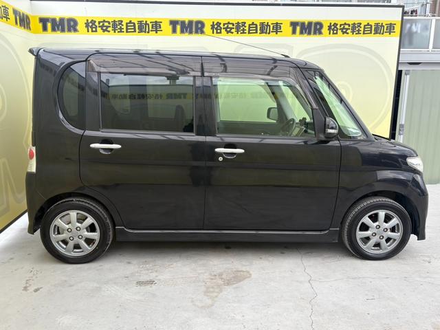 タント カスタムＸ　片側スライドドア　ドライブレコーダー　純正アルミホイール　スマートキー　ナビ　ＥＴＣ　エアコン　フルフラットシート　ベンチシート　テレビ　ＣＤ　ラジオ　運転席エアバッグ　助手席エアバック　盗難防止装置（7枚目）