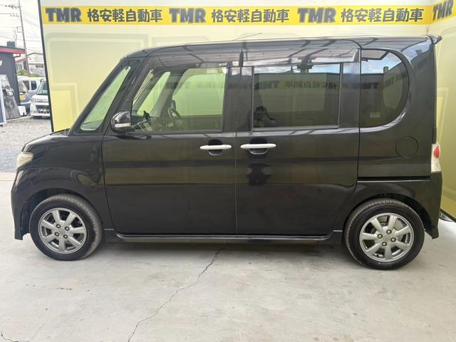 タント カスタムＸ　片側スライドドア　ドライブレコーダー　純正アルミホイール　スマートキー　ナビ　ＥＴＣ　エアコン　フルフラットシート　ベンチシート　テレビ　ＣＤ　ラジオ　運転席エアバッグ　助手席エアバック　盗難防止装置（13枚目）