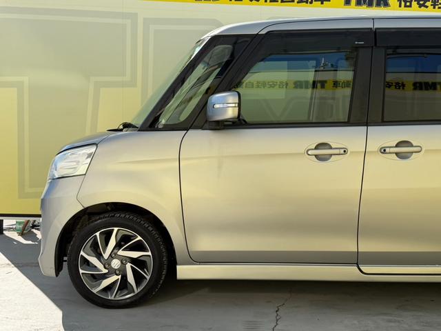 スペーシアカスタム ＴＳ　ＥＴＣ　カロッツェリアナビ　Ｂｌｕｅｔｏｏｔｈ　両側電動スライドドア　ＣＤ　ラジオ　フルセグ　アイドリングストップ　純正アルミホイール　スマートキー　フルフラットシート　フロントフォグランプ（15枚目）