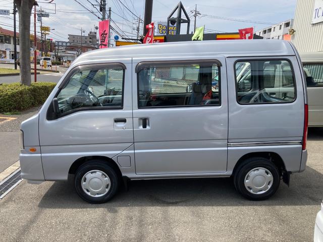 サンバーバン ディアス　ワンオーナー車・実走行１５０００ｋｍ・中期型・オートマ・最大積載量３５０ｋｇ・リヤシート分割式・４Ｎｏ貨物・事業用（黒ナンバー）登録可・６ヶ月走行無制限保証付き・キーレス・ライトレベライザー（8枚目）