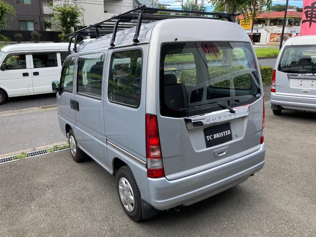 サンバーバン ディアス　走行２３０００ｋｍ・４気筒エンジン・５スピード・フル装備（ＰＷフロントのみ）・４ナンバー貨物・事業用黒ナンバー登録可・リヤ分割シート・メッキフロントグリル＆リヤガーニッシュ・ルーフキャリア（7枚目）