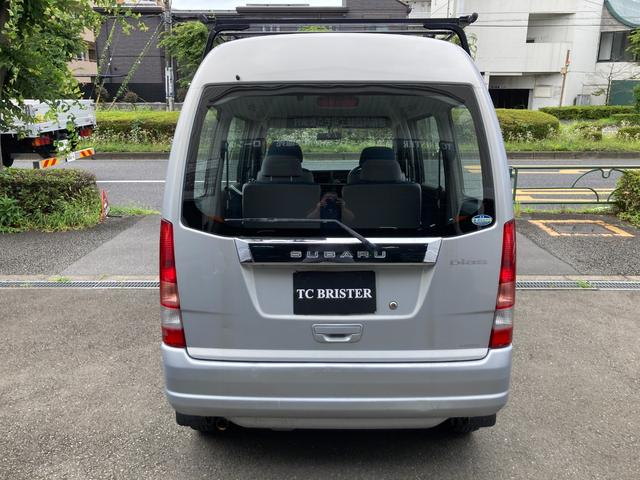 サンバーバン ディアス　走行２３０００ｋｍ・４気筒エンジン・５スピード・フル装備（ＰＷフロントのみ）・４ナンバー貨物・事業用黒ナンバー登録可・リヤ分割シート・メッキフロントグリル＆リヤガーニッシュ・ルーフキャリア（8枚目）