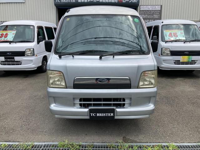 サンバーバン ＶＣ　パートタイム４ＷＤ・４気筒エンジン・５スピード・フル装備（ＰＷフロントのみ）・最大積載量３５０ｋｇ・４ナンバー貨物・事業用黒ナンバー登録可・認証工場整備（記録簿付）・内装全バラシ清掃・外装ポリッシュ（20枚目）