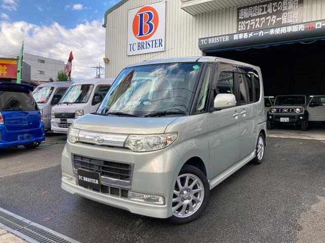 タント カスタムRS カスタムRSターボ・MOMOステアリング・左パワースライドドア・ピラーレス・90度開閉ドア・スマートキー・オートマ・フル装備・純正15インチアルミ・ドアバイザー(2枚目)