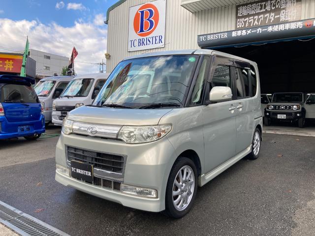 タント カスタムRS カスタムRSターボ・MOMOステアリング・左パワースライドドア・ピラーレス・90度開閉ドア・スマートキー・オートマ・フル装備・純正15インチアルミ・ドアバイザー(3枚目)