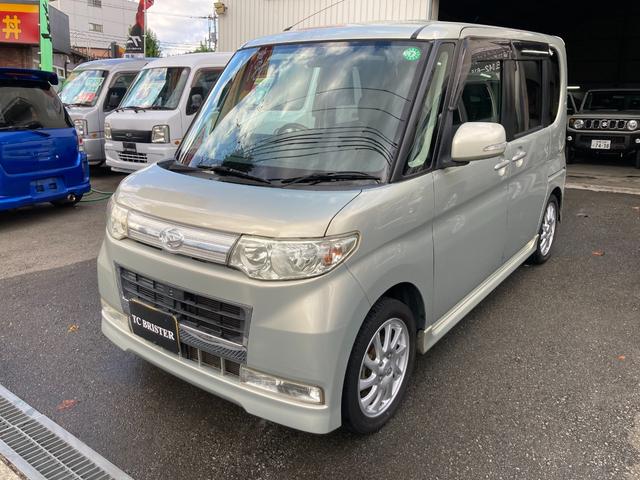 タント カスタムRS カスタムRSターボ・MOMOステアリング・左パワースライドドア・ピラーレス・90度開閉ドア・スマートキー・オートマ・フル装備・純正15インチアルミ・ドアバイザー(6枚目)