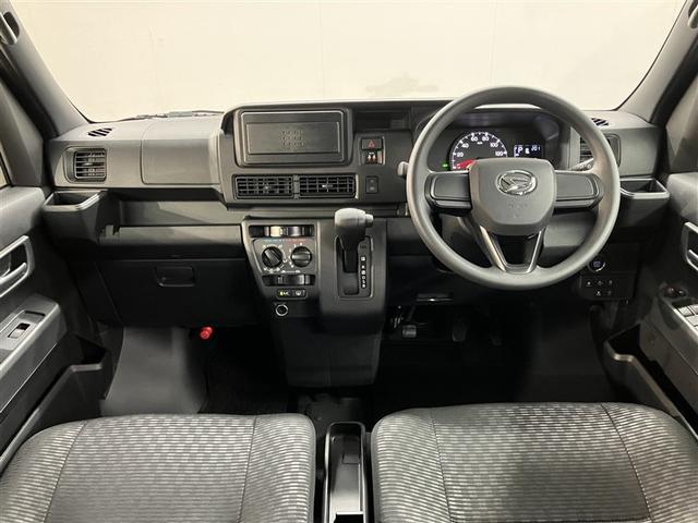 ハイゼットカーゴ クルーズターボ　届出済未使用者　パワーステアリング　ＬＥＤヘッドライト　パートタイム４ＷＤ　ＥＳＣ　スマートキー　アイドリングストップ　ＡＢＳ　オートエアコン　セキュリティ　前席パワーウインドウ　衝突回避支援ブレーキ（5枚目）