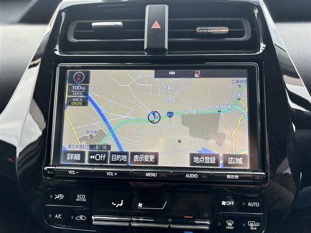 プリウス Ａ　ＰＣＳ　フルセグＴＶ　ＡＣ１００Ｖ電源　ＬＥＤランプ　ドライブレコーダー　ＤＶＤ再生可能　４ＷＤ　オートエアコン　ＥＴＣ付　ミュージックプレイヤー接続可　盗難防止システム　ナビ＆ＴＶ　スマートキー（9枚目）