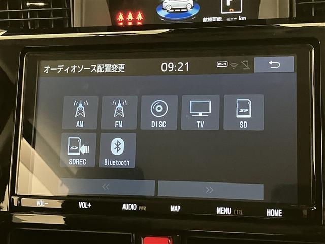 ルーミー カスタムＧ　アイドリング　両側電動ＳＤ　ＬＥＤヘット　バックビューモニター　衝突回避ブレーキ　地デジ　スマートキー　メモリナビ　クルーズコントロール　点検記録簿　ＤＶＤ　ＥＴＣ　ドライブレコーダー　１オーナー（8枚目）