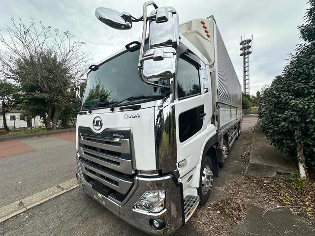 クオン 　冷蔵冷凍ウィング　三菱重工冷凍機　ＴＵ８５ＳＣ　－３０度設定　ＥＳＣＯＴ　カラーバックカメラ　積載１１３００ｋｇ（3枚目）