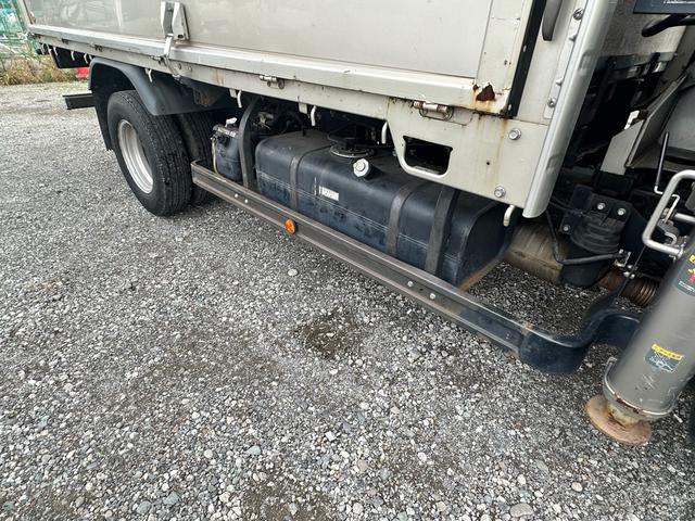 キャンター 3段クレーン付平ボディ 古河ユニックURU263N 2.63t ラジコン フックイン 積載3000kg(12枚目)