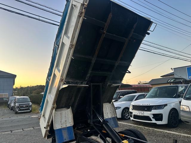キャンター ダンプ　３ｔダンプ　フロント部少修復あり　走行テスト済　積載３０００ｋｇ　新明和　ＤＲ２－０１１０ＳＹ　コボレーン　５速ＭＴ（12枚目）