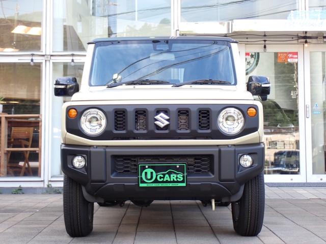 ジムニー ＸＣ　届出済未使用車　シフォンアイボリーメタリックブラックルーフ　セーフティサポート　クルーズコントロール　コーナーセンサー　シートヒーター　ＬＥＤヘッドライト　アイドリングストップ　ターボ　スマートキー（2枚目）