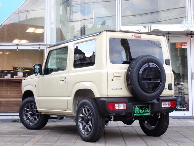 ジムニー ＸＣ　届出済未使用車　シフォンアイボリーメタリックブラックルーフ　セーフティサポート　クルーズコントロール　コーナーセンサー　シートヒーター　ＬＥＤヘッドライト　アイドリングストップ　ターボ　スマートキー（9枚目）