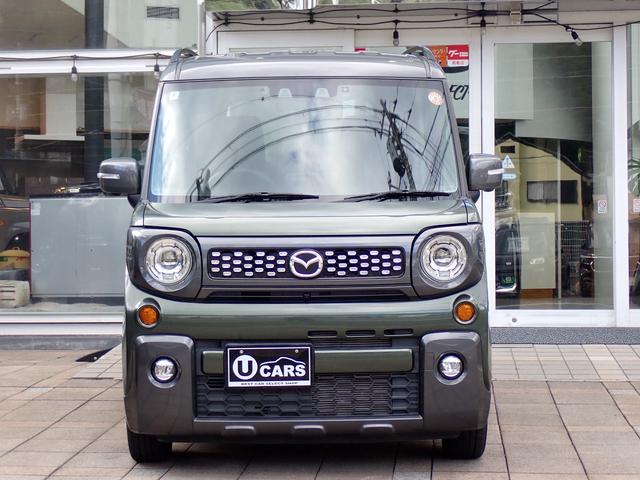 フレアワゴンタフスタイル ハイブリッドＸＴ　ターボ　純正８インチナビ　全方位モニター　フルセグ　両側電動スライドドア　前後ドラレコ　ヘッドアップディスプレイ　アダプティブクルーズコントロール　デュアルカメラブレーキサポート　ＥＴＣ　シートヒータ（2枚目）