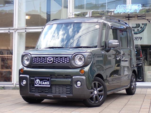 フレアワゴンタフスタイル ハイブリッドＸＴ　ターボ　純正８インチナビ　全方位モニター　フルセグ　両側電動スライドドア　前後ドラレコ　ヘッドアップディスプレイ　アダプティブクルーズコントロール　デュアルカメラブレーキサポート　ＥＴＣ　シートヒータ（7枚目）