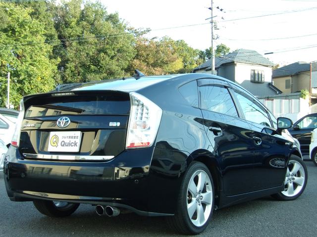 プリウス Sツーリングセレクション プッシュスタート 社外ナビ・TV バックカメラ ETC Bluetooth ステアリングスイッチ LEDオートライト 皮調シートカバー ローダウン 純正17インチAW スマートキー 車検令和8年3月(20枚目)