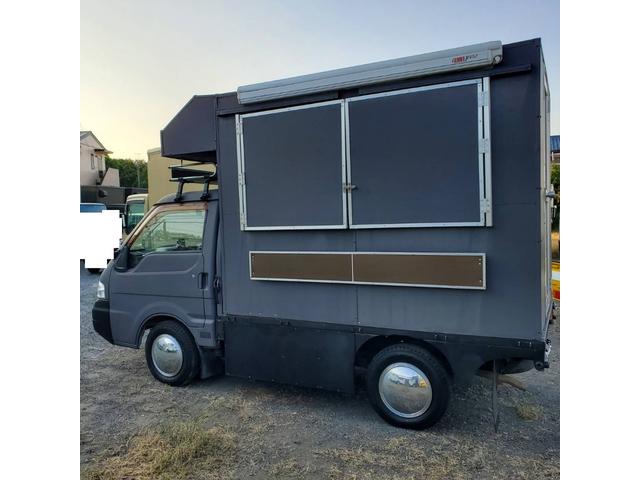 バネットトラック キッチンカー 3槽シンク、換気扇、外部電源口、販売口サッシ、リアドア(8枚目)