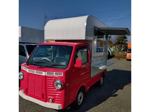 ＮＴ１００クリッパートラック ＤＸ、キッチンカー　フレンチフェイス、２槽シンク、給排水タンク、跳ね上げ販売口２箇所、外部電源口、ＬＥＤ照明、換気扇、（2枚目）