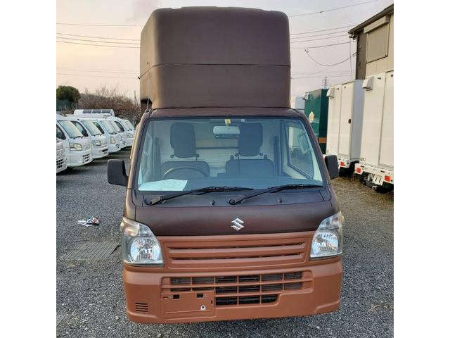 キャリイトラック キッチンカー 換気扇、外部電源口、販売口左跳ね上げ、移動販売、ケータリングカーとしても♪(10枚目)