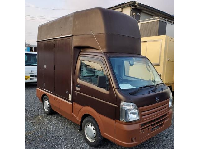 キャリイトラック キッチンカー 換気扇、外部電源口、販売口左跳ね上げ、移動販売、ケータリングカーとしても♪(11枚目)