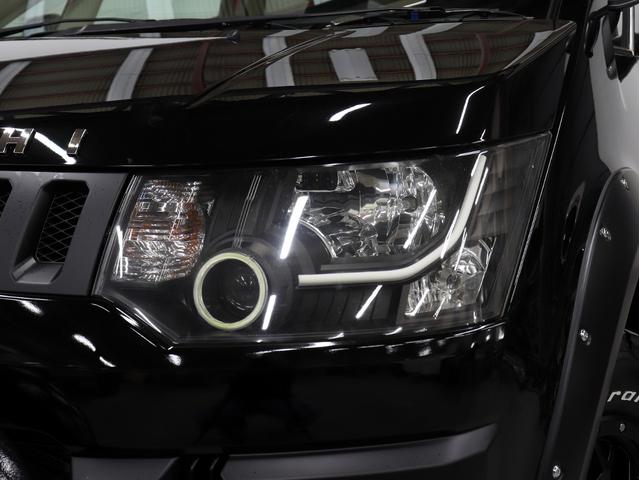 デリカＤ：５ Ｃ２　Ｇ　ナビパッケージ　電動スライドドア　スマートキー　新品社外ＡＷ　新品ＢＦグッドリッチＡＴタイヤ　新品フロントブルバー　新品オーバーフェンダー　新品リアラダー　ファイバーＬＥＤイカリング付カスタムヘッドライト（10枚目）