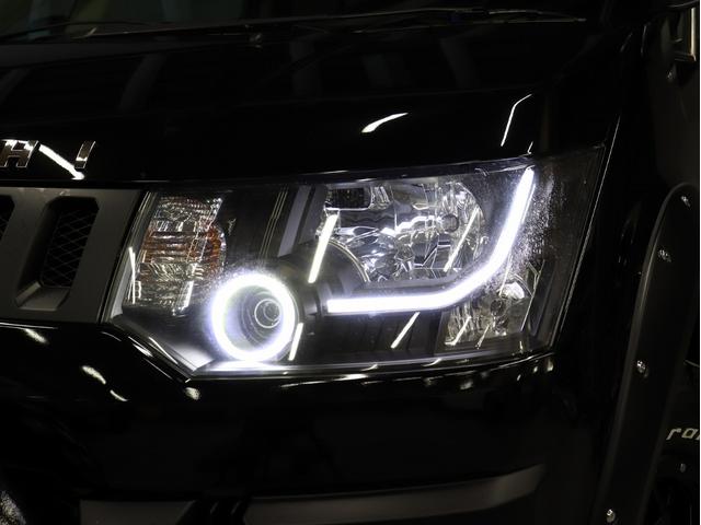 デリカＤ：５ Ｃ２　Ｇ　ナビパッケージ　電動スライドドア　スマートキー　新品社外ＡＷ　新品ＢＦグッドリッチＡＴタイヤ　新品フロントブルバー　新品オーバーフェンダー　新品リアラダー　ファイバーＬＥＤイカリング付カスタムヘッドライト（11枚目）