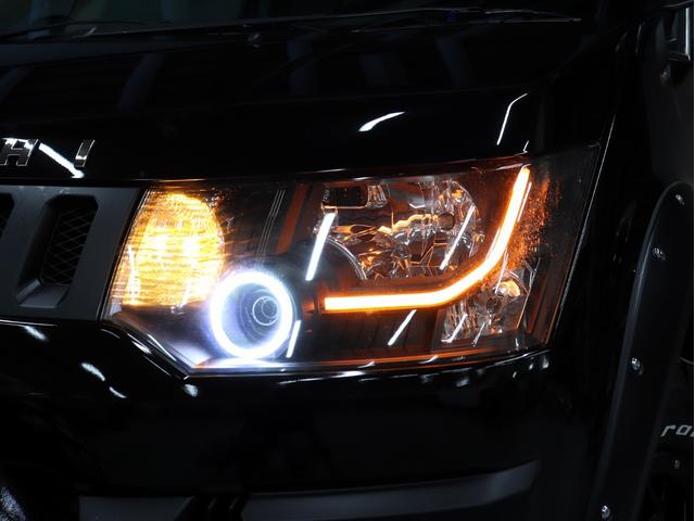 デリカＤ：５ Ｃ２　Ｇ　ナビパッケージ　電動スライドドア　スマートキー　新品社外ＡＷ　新品ＢＦグッドリッチＡＴタイヤ　新品フロントブルバー　新品オーバーフェンダー　新品リアラダー　ファイバーＬＥＤイカリング付カスタムヘッドライト（12枚目）