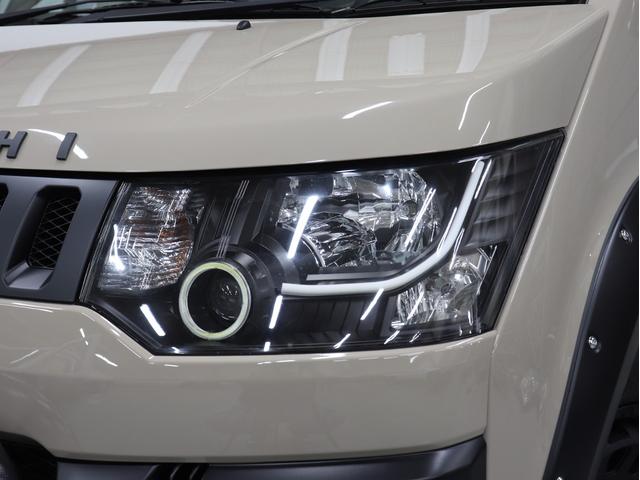 デリカＤ：５ Ｍ　電動スライドドア　社外ナビＴＶ　新品社外ＡＷ　新品ＢＦＧタイヤ　新品バスターズルーフラック　新品ブルバー　新品オーバーフェンダー　新品リアラダー　ファイバーＬＥＤイカリング付カスタムヘッドライト（10枚目）