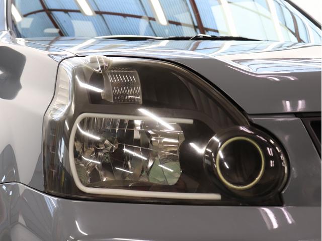 エクストレイル ２０Ｓ　新品社外アルミホイール　新品ＢＦグッドリッチオールテレーンタイヤ　インナーブラックペイント済ファイバーＬＥＤウィンカー連動カスタムヘッドライト　マットブラック塗り分け　ルーフレール　カプロンシート（10枚目）